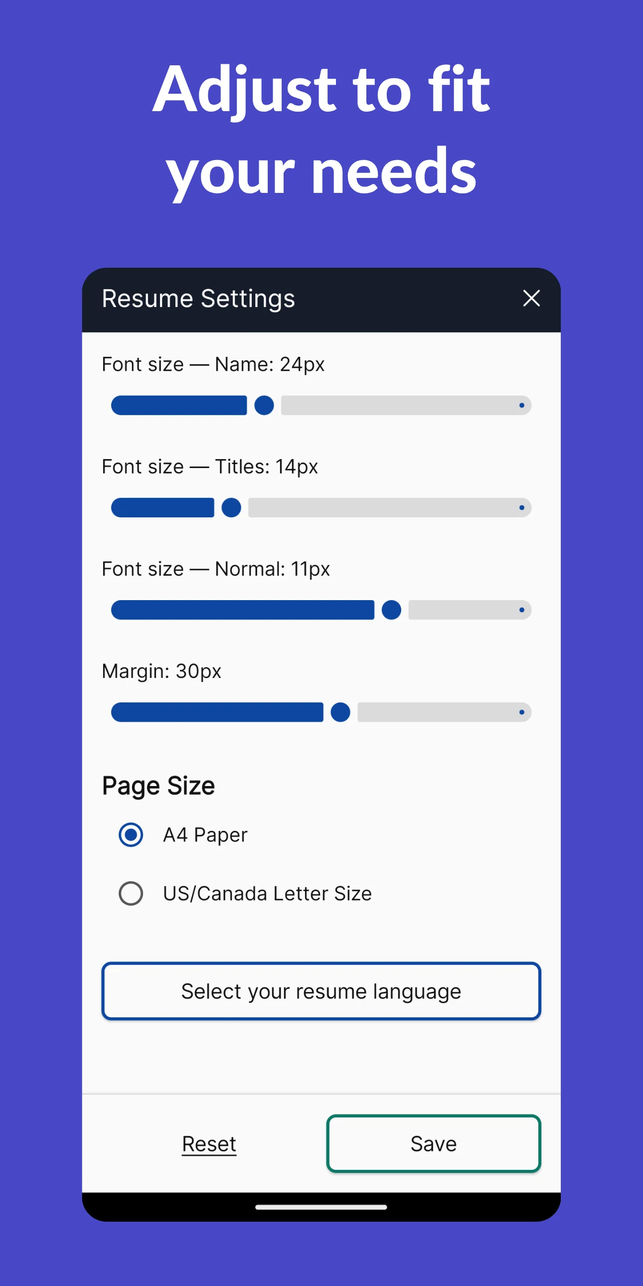 Resume Builder - CV Engineer screenshot